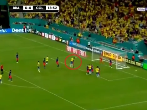 Colombia sufre de arriba: centro de Neymar, cabezazo de Casemiro y gol de Brasil