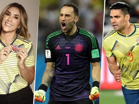 David Ospina llegó a los 100 partidos con Colombia y recibió saludos de Falcao y su hermana