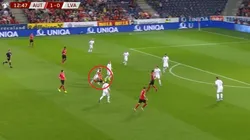 Desde ahí le pegó Marcel Sabitzer.