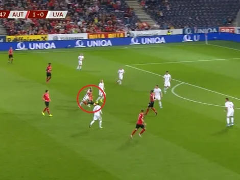 ¡Boom! Sabitzer sacó un misil con una comba insólita para que delire Austria