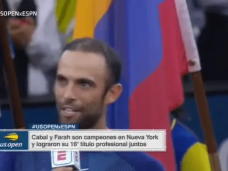 El público se rinde a los pies de Cabal y Farah tras ganar el US Open