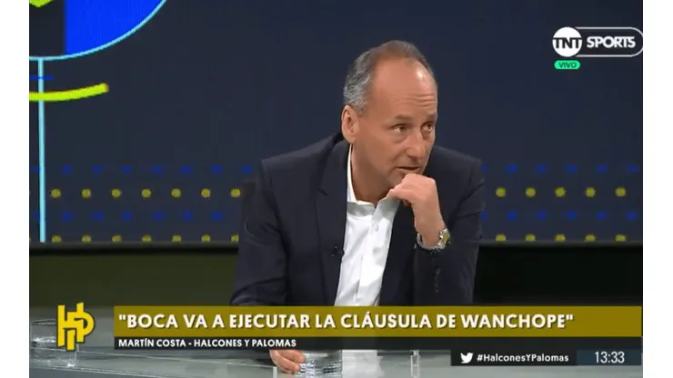 Martín Costa: "Boca va a ejecutar la cláusula de Wanchope Ábila"