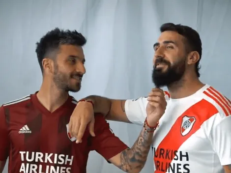 Hasta Gallardo se va a morir: Scocco le acarició la barba a Pratto y explotó todo