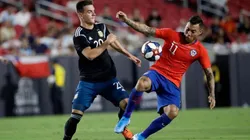 La Selección Argentina sacó un parte médico de Lo Celso por el planchazo que le dio Aránguiz