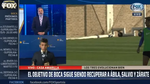 En FOX contaron cómo vienen las recuperaciones de Ábila, Salvio y Zárate
