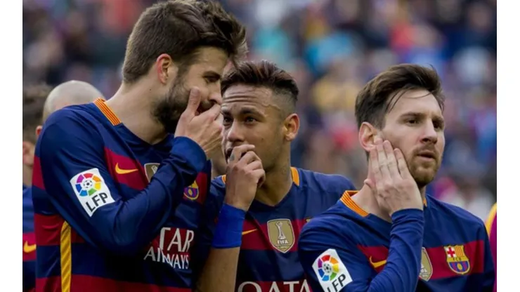 Foto de Gerard Piqué y Neymar.