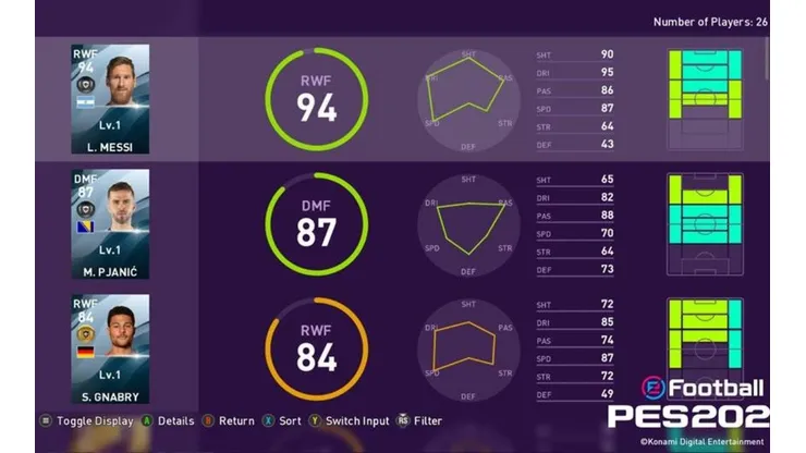 Konami revela nuevos detalles MyClub del PES 2020