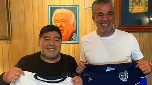 Dios está feliz: el mensaje de Maradona en Instagram tras acordar su llegada a Gimnasia