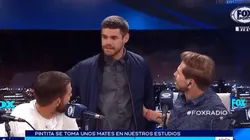 Momentazo: Soffritti cayó a Fox Sports para encontrarse con Gago y recrear el meme de Spiderman