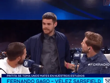 Momentazo: Soffritti cayó a Fox Sports para encontrarse con Gago y recrear el meme de Spiderman
