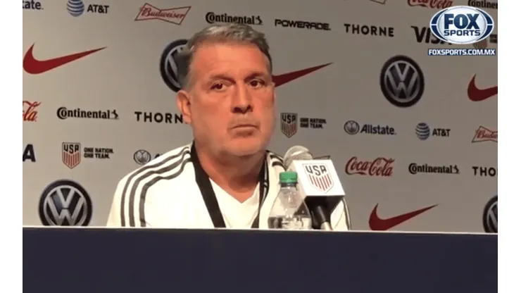 A Martino le preguntaron cuál es el delantero titular del Tri y no dudó