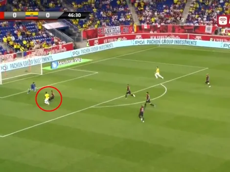 Contra letal para Perú: Erick Castillo terminó una linda jugada y hay gol de Ecuador