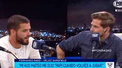La anécdota de Gago con su hijo que lo hizo volver al fútbol: "Me fui llorando"