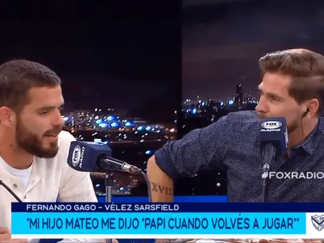 La anécdota de Gago con su hijo que lo hizo volver al fútbol: "Me fui llorando"