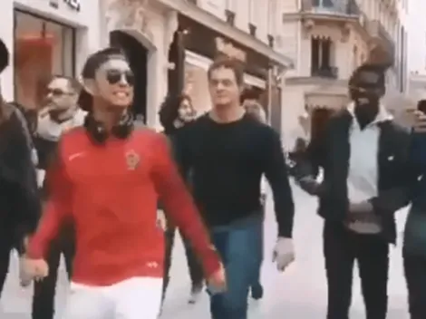 Video: se vistieron de Cristiano Ronaldo y Georgina Rodríguez ¡y todos les pedían fotos!