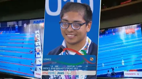 Estamos llorando: el grito de la abuela del nadador Franco Gómez cuando consiguió la medalla de bronce