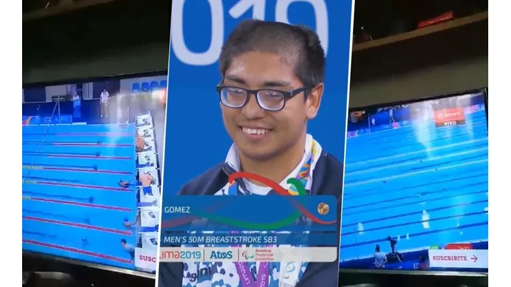 Estamos llorando: el grito de la abuela del nadador Franco Gómez cuando consiguió la medalla de bronce