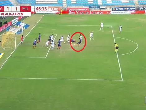 En menos de siete minutos, Unión le remontó a Millonarios y ya gana 2-1