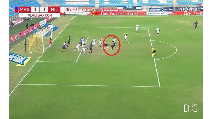 Así fue el gol de Abel Aguilar contra Millonarios.