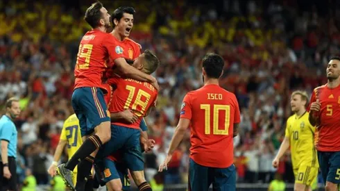 Rumania vs. España por las Eliminatorias de la Eurocopa.