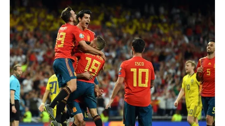 Rumania vs. España por las Eliminatorias de la Eurocopa.