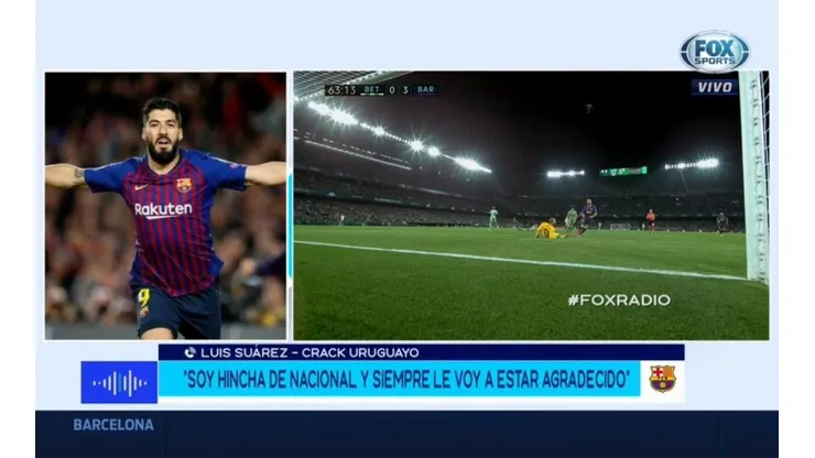 Luis Suárez simpatiza con San Lorenzo.