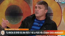 Blas Giunta dijo que Boca le arruinó la fiesta a River: "Estaban todos amargados"