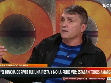 Blas Giunta dijo que Boca le arruinó la fiesta a River: "Estaban todos amargados"