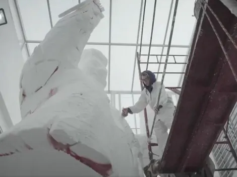 River subió un video palpitando lo que será la estatua de Gallardo: "Cada vez falta menos"