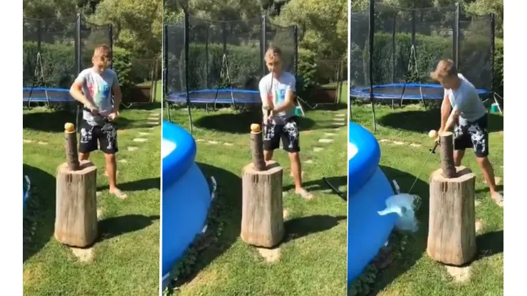 El nene nunca más intentará jugar cerca de una pileta.
