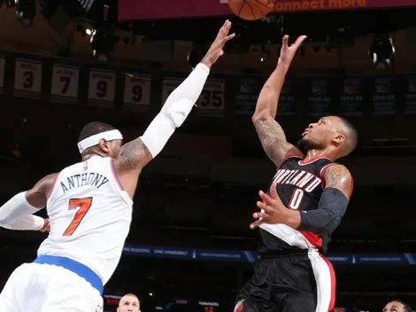 Damian Lillard le cerró la puerta a la llegada de Carmelo Anthony a los Blazers