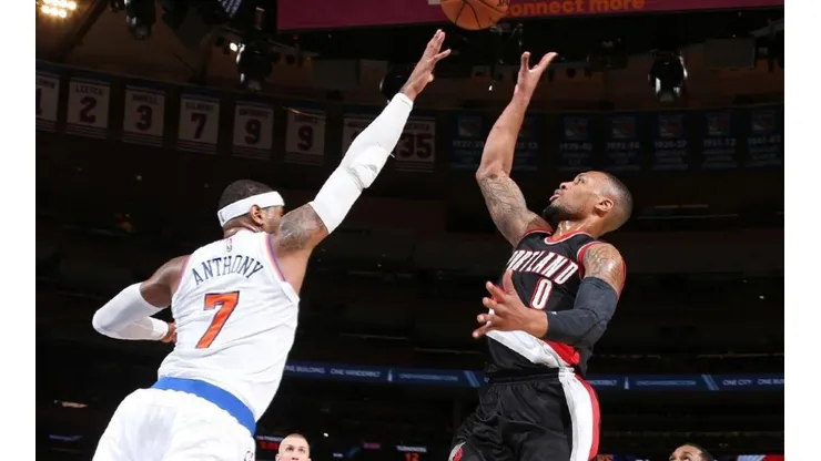 Damian Lillard le cerró la puerta a la llegada de Carmelo Anthony a los Blazers