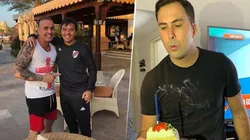 Lunati escuchó a Arévalo hablando sobre River, se la pudrió por Twitter y Martín le respondió