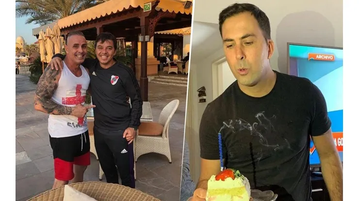Lunati escuchó a Arévalo hablando sobre River, se la pudrió por Twitter y Martín le respondió