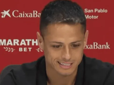 Chicharito, en Sevilla: "Podría decirte que quiero marcar 70 goles"