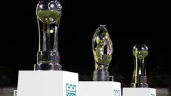 Algunos de los trofeos de Atlético Nacional.