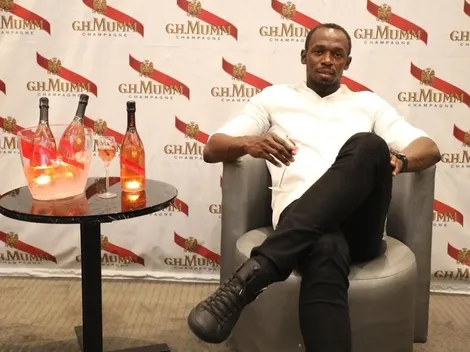 Vive la vida: alejado de las pistas, Usain Bolt ahora es productor de música y champagne