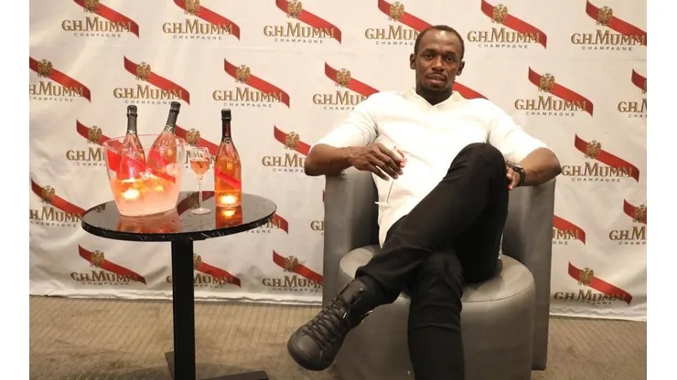 Vive la vida: alejado de las pistas, Usain Bolt ahora es productor de música y champagne
