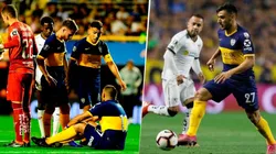 El parte médico de Boca sobre las lesiones de Salvio y Wanchope Ábila