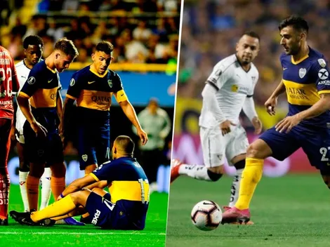 El parte médico de Boca sobre las lesiones de Salvio y Wanchope Ábila