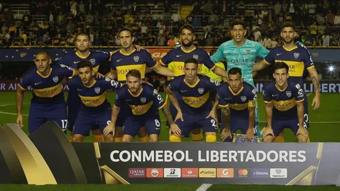 Foto de los jugadores de Boca.