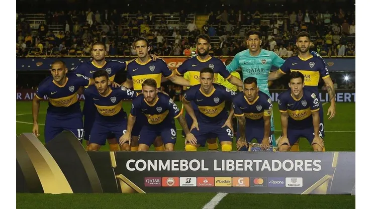 Foto de los jugadores de Boca.