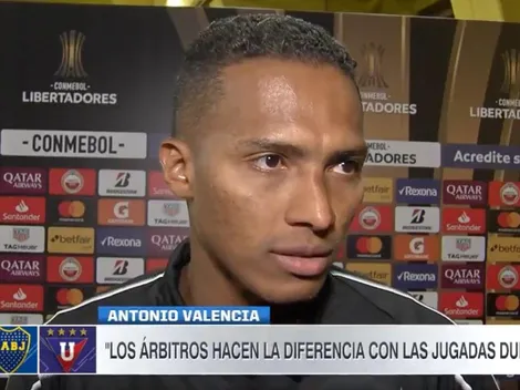 Valencia dijo que la diferencia entre los equipos argentinos y brasileños la hacen los árbitros
