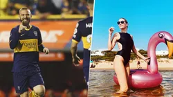 Foto de Daniele De Rossi y su pareja.