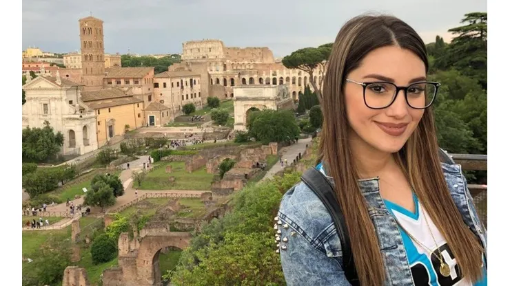 Foto de la novia de Centurión.
