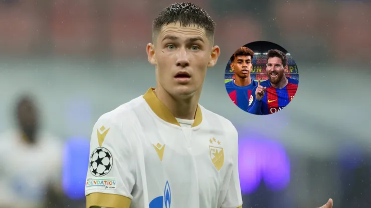 Andrija Maksimovic, tajante sobre las comparaciones con Messi y con claro aviso a Yamal.