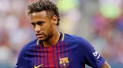 Neymar vistiendo la camiseta de Barcelona.