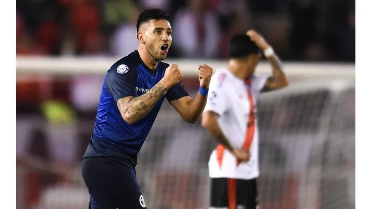 El festejo de gol de Talleres.