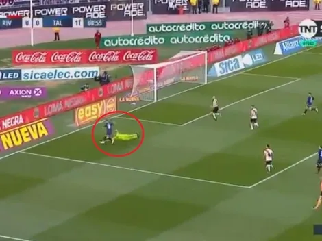 Armani se vistió de héroe para atajarse todo en un primer tiempo malo de River