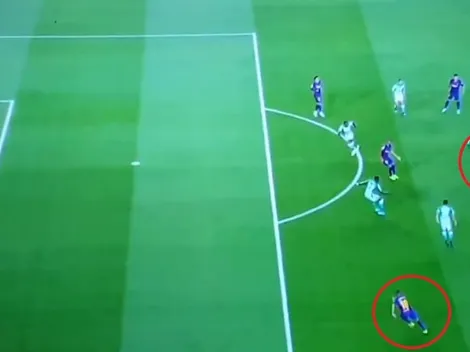 Pase mágico de Sergio Busquets y gol de Jordi Alba para el cuarto de Barcelona